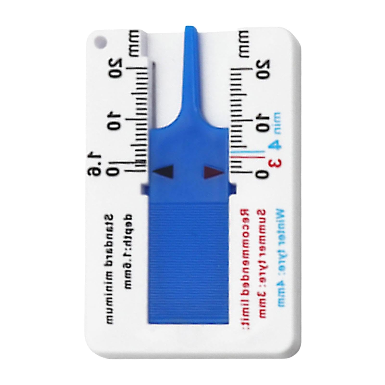 Spessimetro Pneumatici - Misuratore Di Profondità Degli Pneumatici | Misuratore Di Profondità Del Battistrada | Misuratore Manuale Portatile Per Moto | Strumento Di Misurazione Preciso