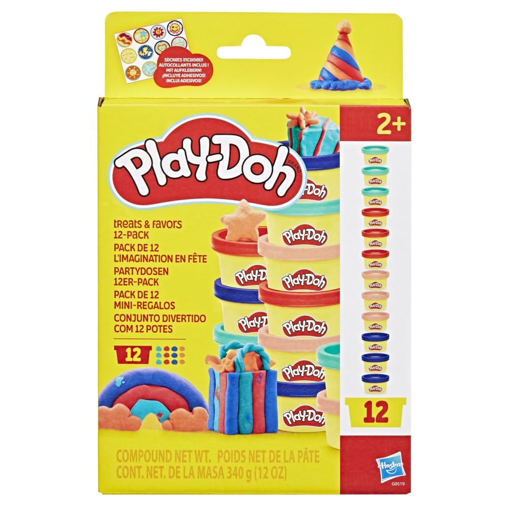 Dwunastopak Imprezowe prezenty z ciastoliną Play-Doh