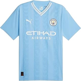 Manchester City FC Unisex Season 2023/2024 Official Home Authentic T-Shirt