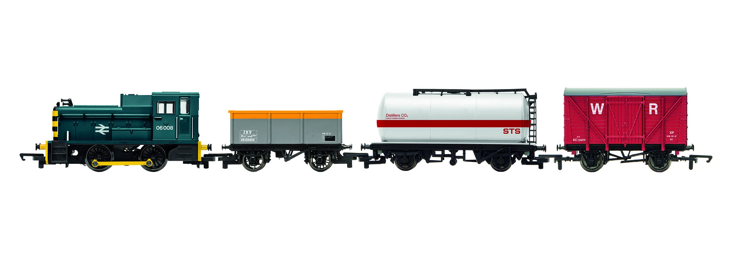 Hornby Zug Set - R1279M Netzwerk Traveller Analog OO-Gauge Lokomotiven, Starter-Set für Elektrische Modelleisenbahn, Dampfmaschine Modellbausatz, Maßstab 1:76