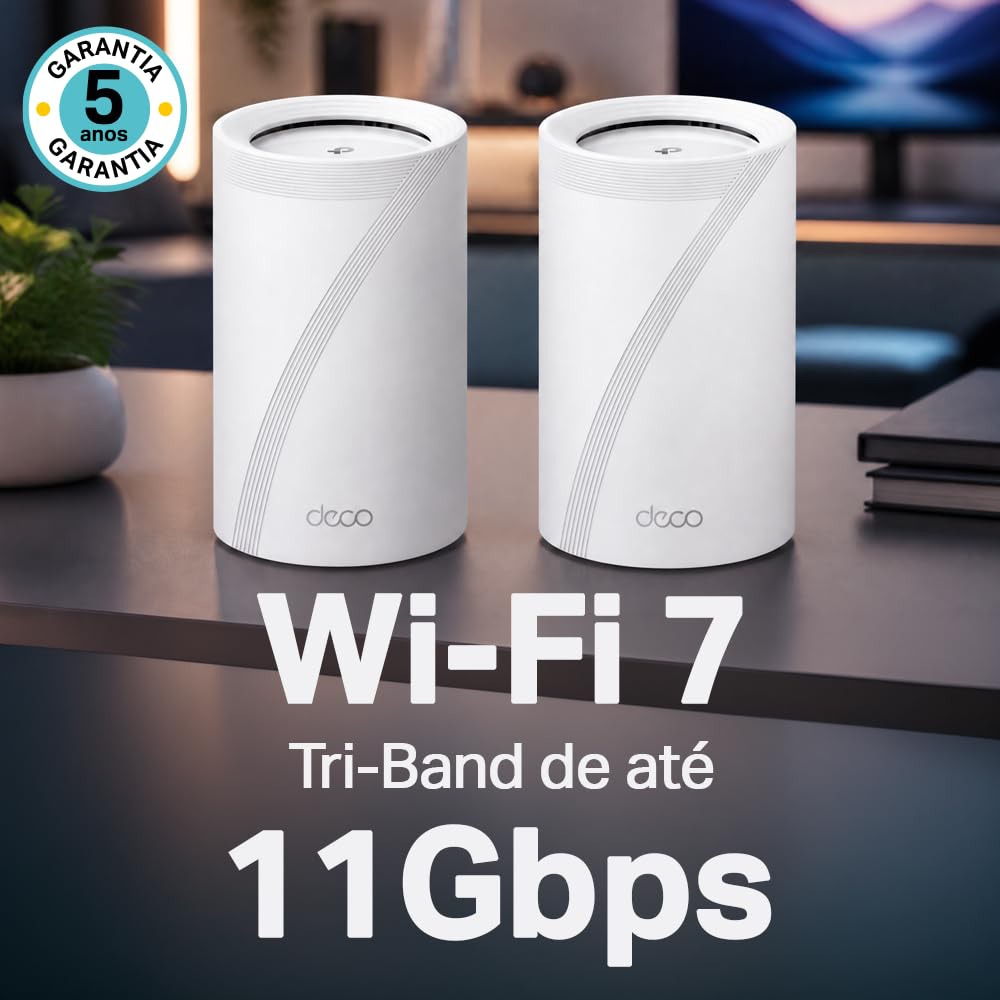 TP-Link Deco WiFi 7 Mesh BE9300 Deco tri-Bande BE65(2-Pack), Port