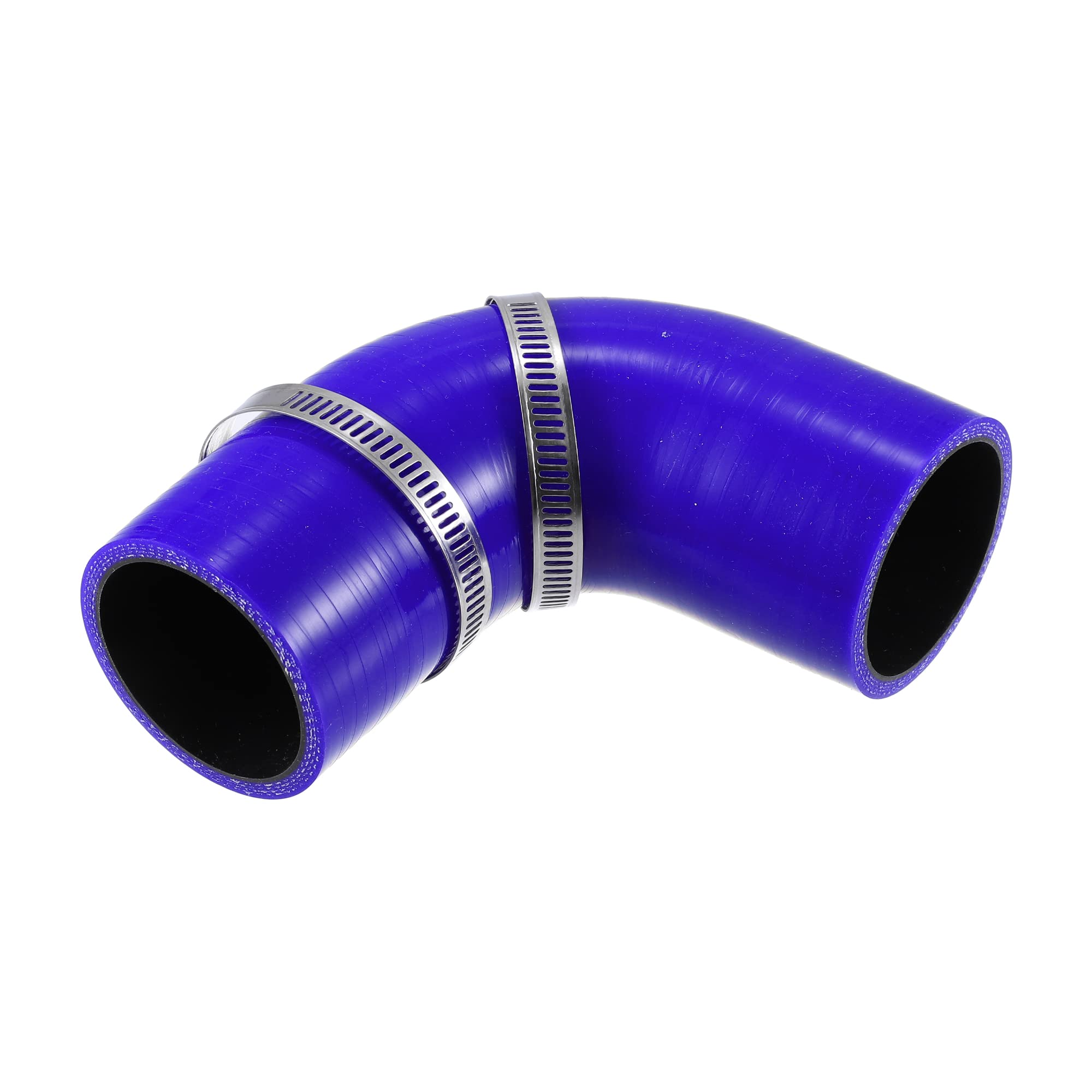 X AUTOHAUX 1 Tuyau De Refroidissement Universel En Silicone Rouge De 76 Mm - 90 Mm De Diamètre - Diamètre Intérieur : 100 Mm