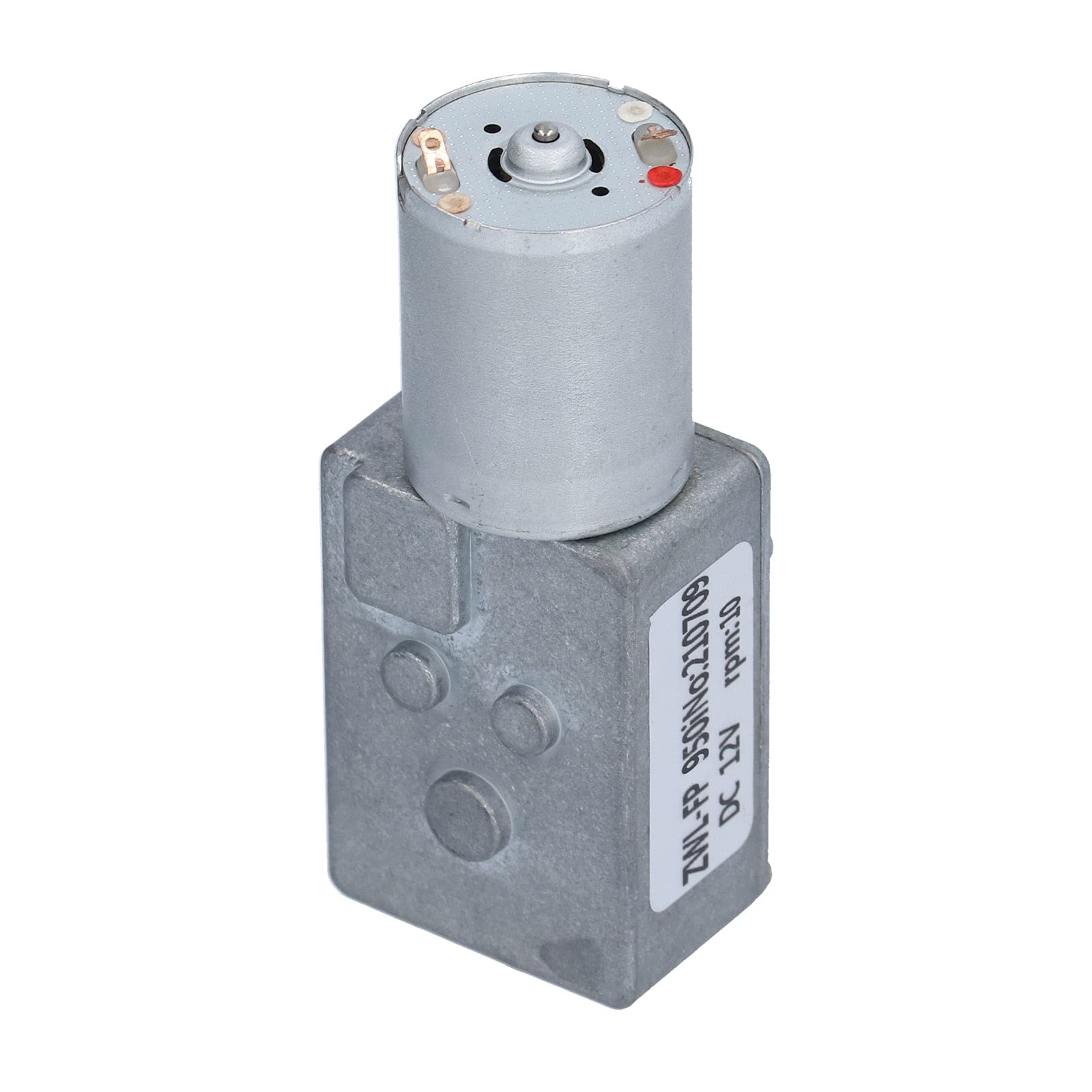 Generic Worm Geared Motor, High Toughness Speed Reducer Gear Motor Impact Resistance for Household Appliances(ZWL-FP-10rpm)