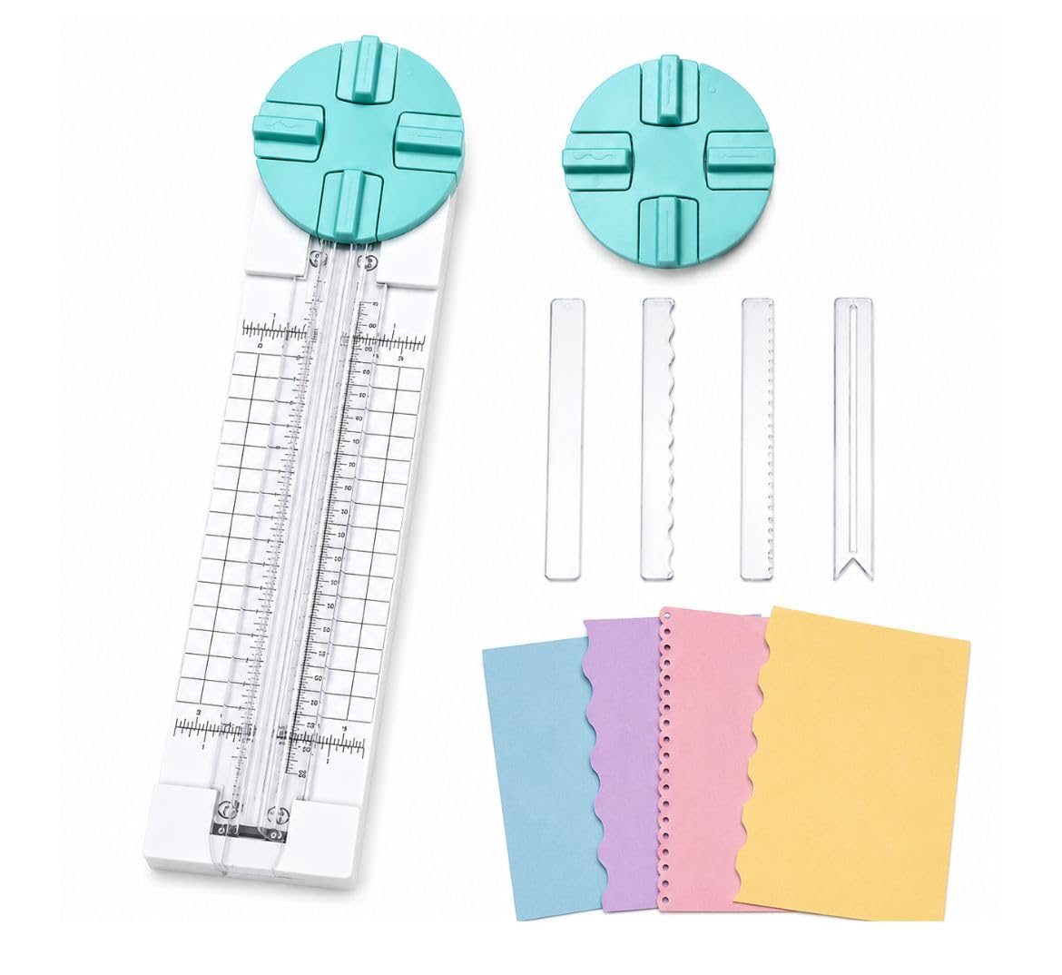 53 Arts 4 in 1 Paper Trimmer Craft Cutter – Multi Function Paper Cutting Tool with Straight, Wavy, Scoring, Perforating & Creasing Blades – Ideal for Cardstock, Photos, Labels, Coupons & DIY Craft-image-33