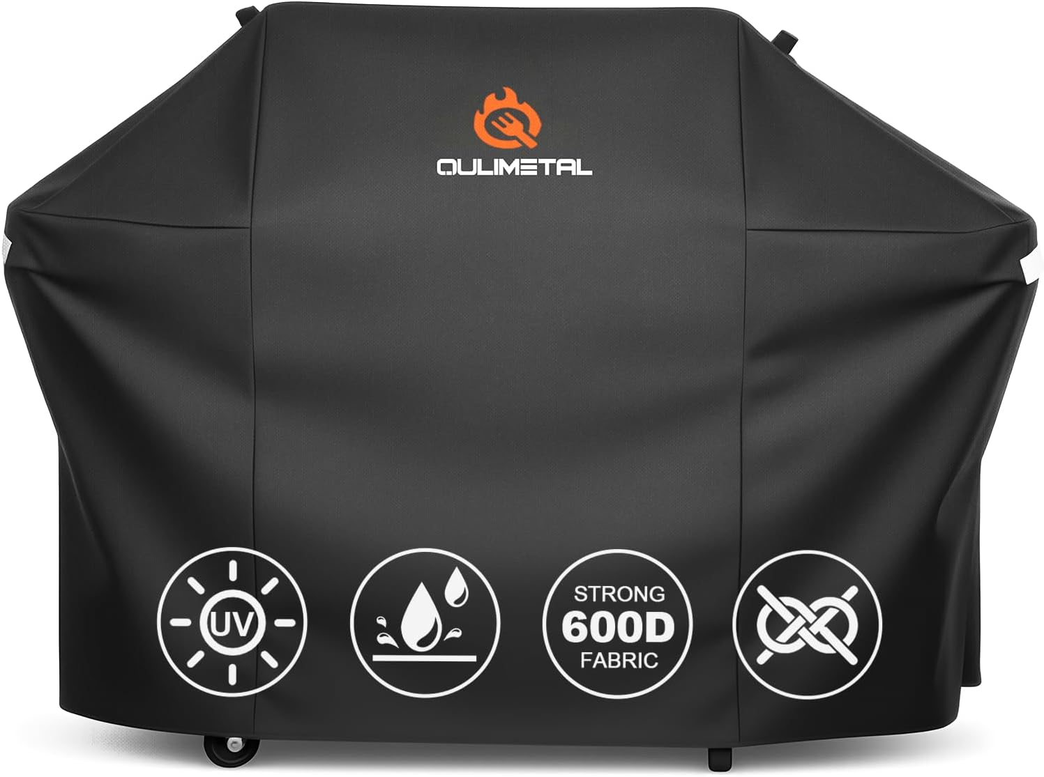 63 Inch Grill Cover for Weber Genesis/Genesis II 300 Series 3-Burner Grills,600D Heavy Duty Waterproof Water‑Resistant Weather‑Protective BBQ Premium Outdoor Grill Cover,Compared to Weber 7757