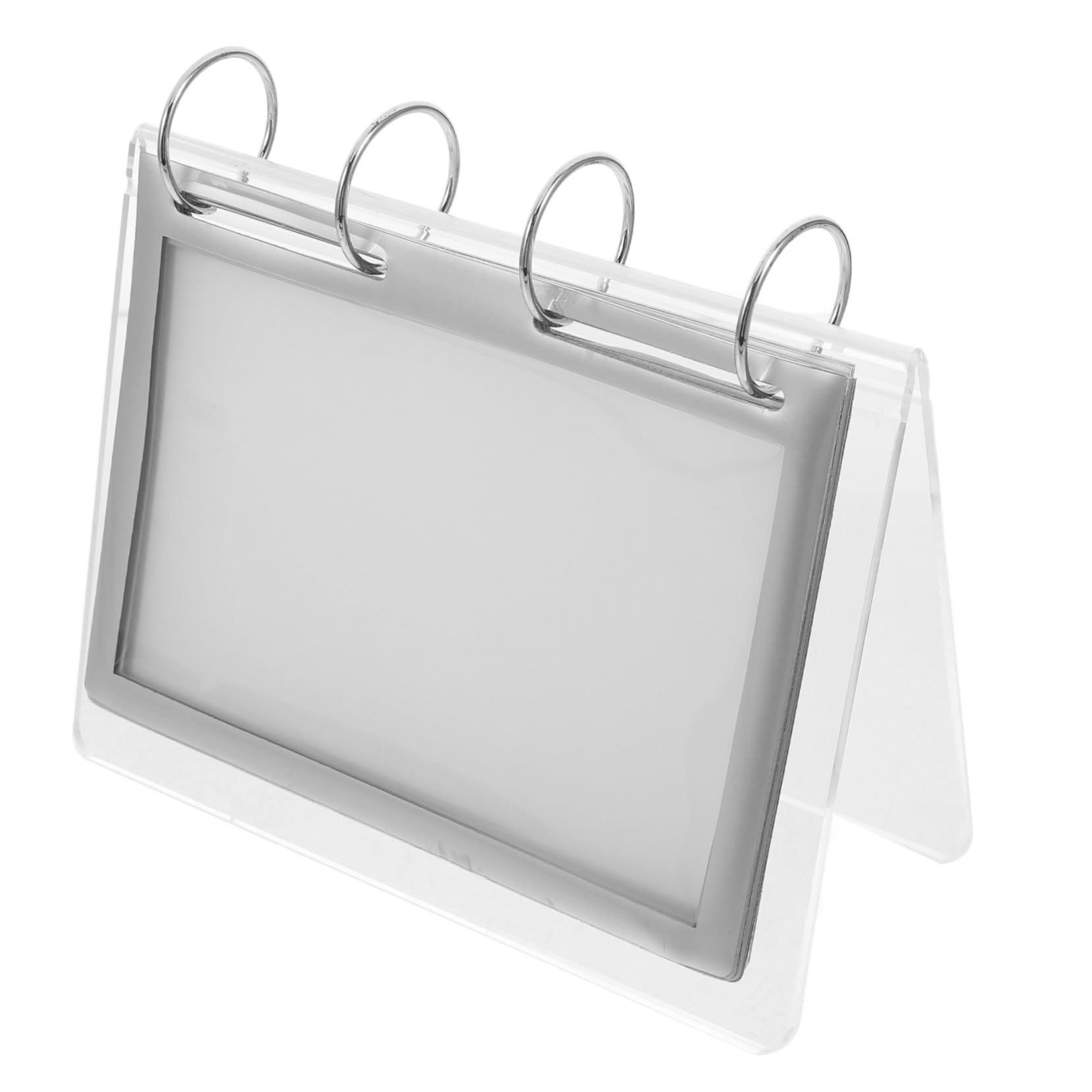 Operitacx 5piezas Soporte De Exhibición De Menú Acrílico Transparente Para Mesa Soporte De Para Restaurantes y Estante De Menú Vertical