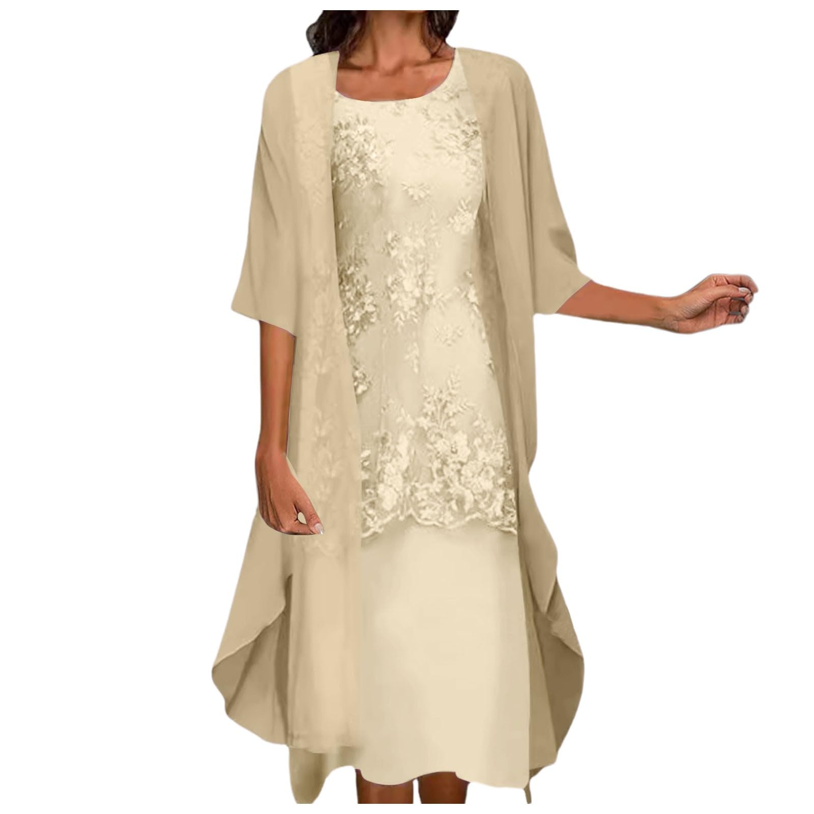 Robe décontractée anti-chaleur fluide pour silhouette fluide