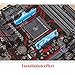 immagine 5NMD&LR Piastra Posteriore CPU, Backplane in Plastica per Ripiano Inferiore Ventola del Radiatore Adatto per AM4 AMD Staffa B350 X370 A320 Scheda Madre