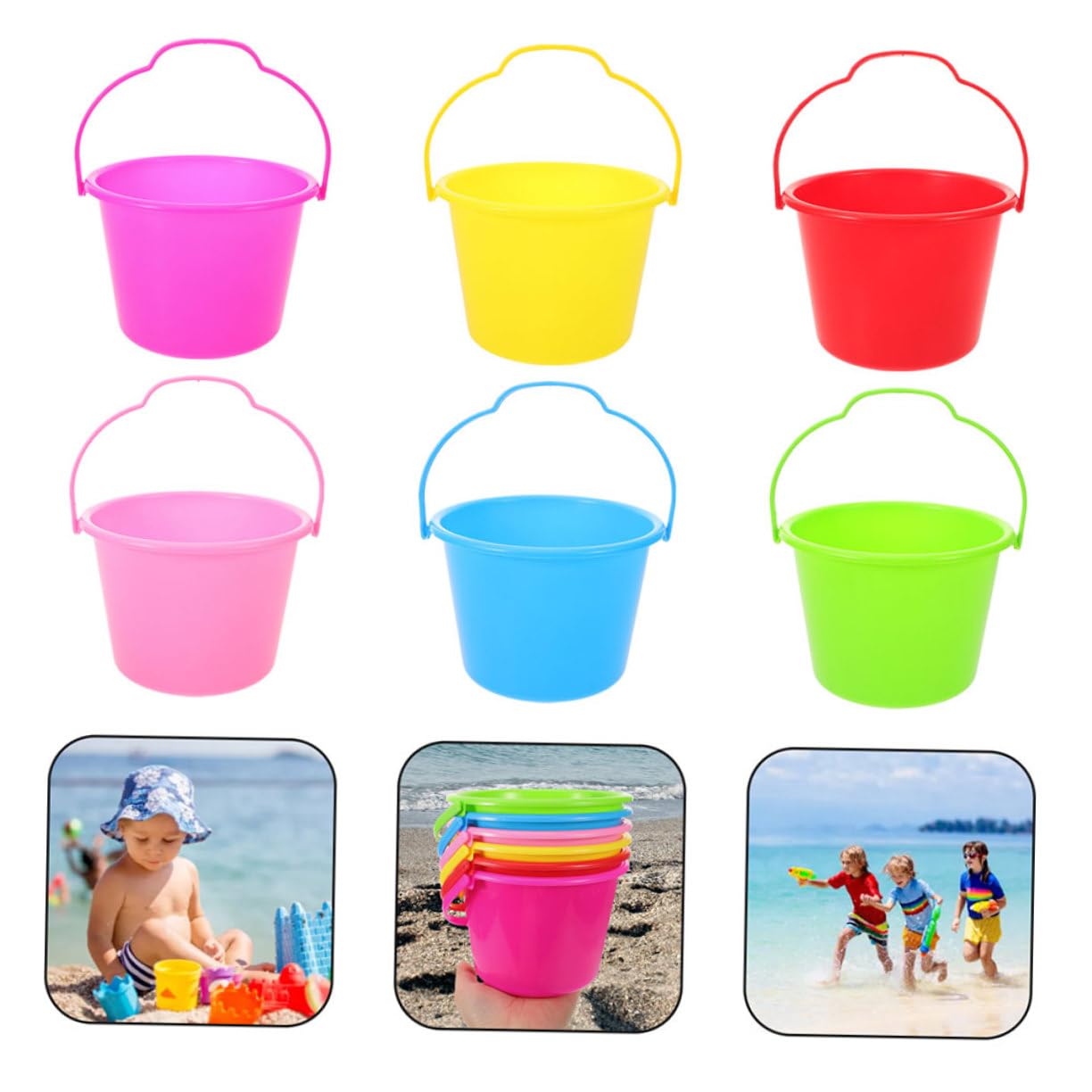 Secchiello da Mare per Ragazzo Ragazza 12 Pezzi Abs, Giochi Spiaggia | Vacanze Estive, Accessori da Spiaggia, Accessori per Spiaggia, Secchielli per Sabbia