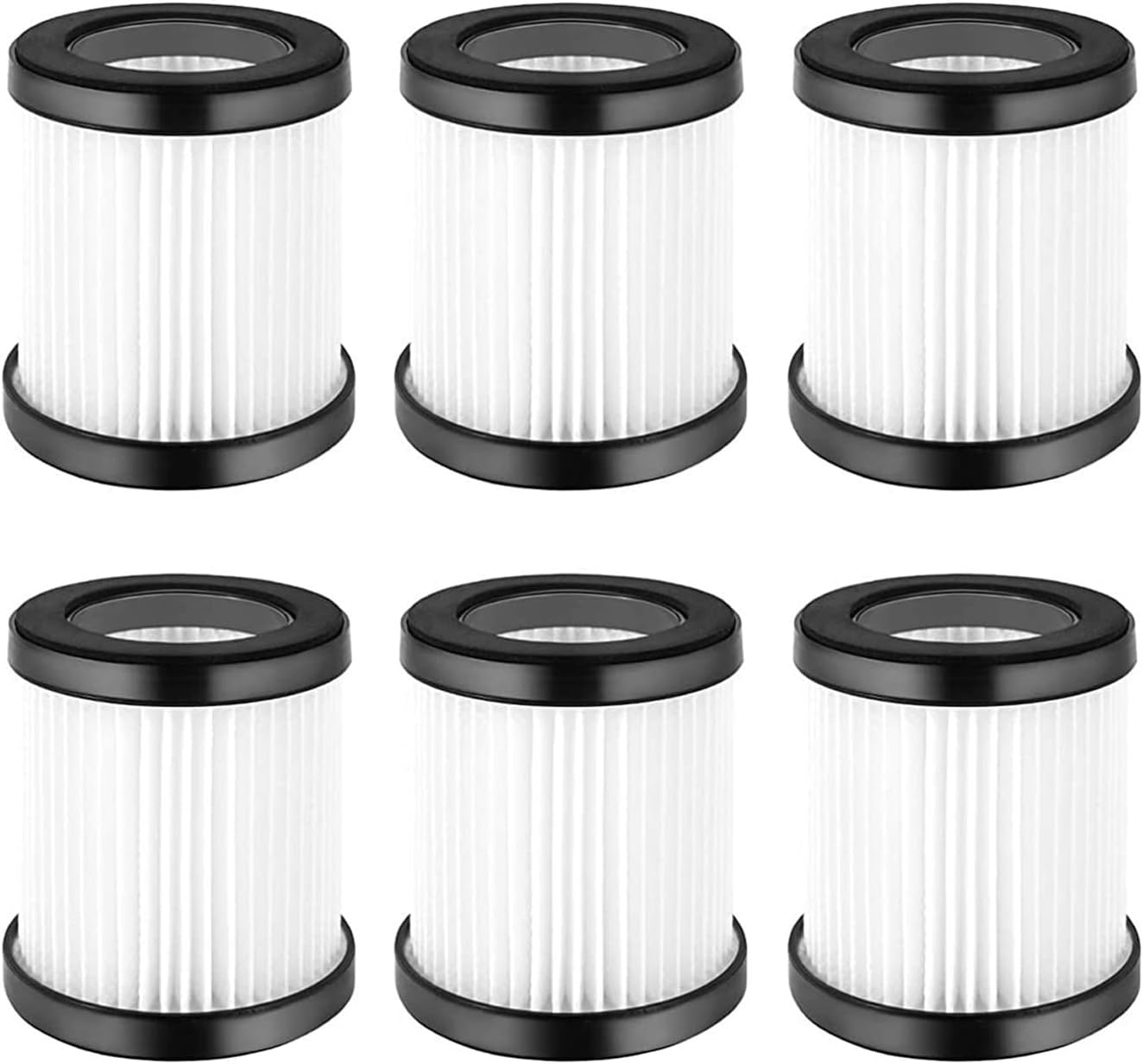 6 Pack Filter Replacement for MOOSOO XL-618A for Beldray BEL0776/BEL0813/BEL01171 Vacuum Cleaner Accessories