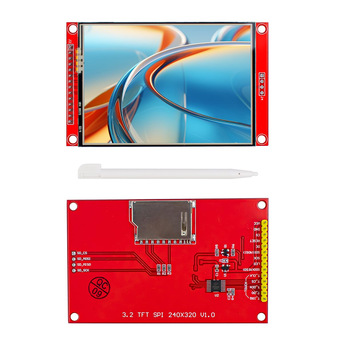 LAFVIN 3,2 cala TFT LCD Touch Display Shield Module 320 x 240 SPI Serial ILI9341 z rysikiem dotykowym kompatybilny z Arduino