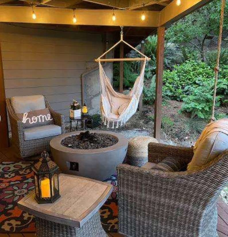 Amazon.co.jp: 屋内/屋外吊り下げ式ハンモックチェア/ブランコ