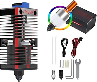 Canyotec Spider Speedy Ceramic Hotend Kit for Creality 3D Printer Ender 3 V2, Rapid Heating, Resistance to 300℃, High Flow Extruder Hot End, Fit for Ender 3/Pro/V2, Ender 5/Pro/Plus, CR 10(s) CR 20(s)