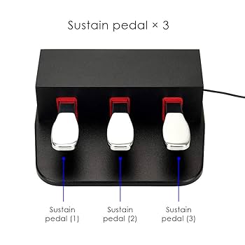 Amazon | 3本サステインペダルユニット、 電子ピアノ及び