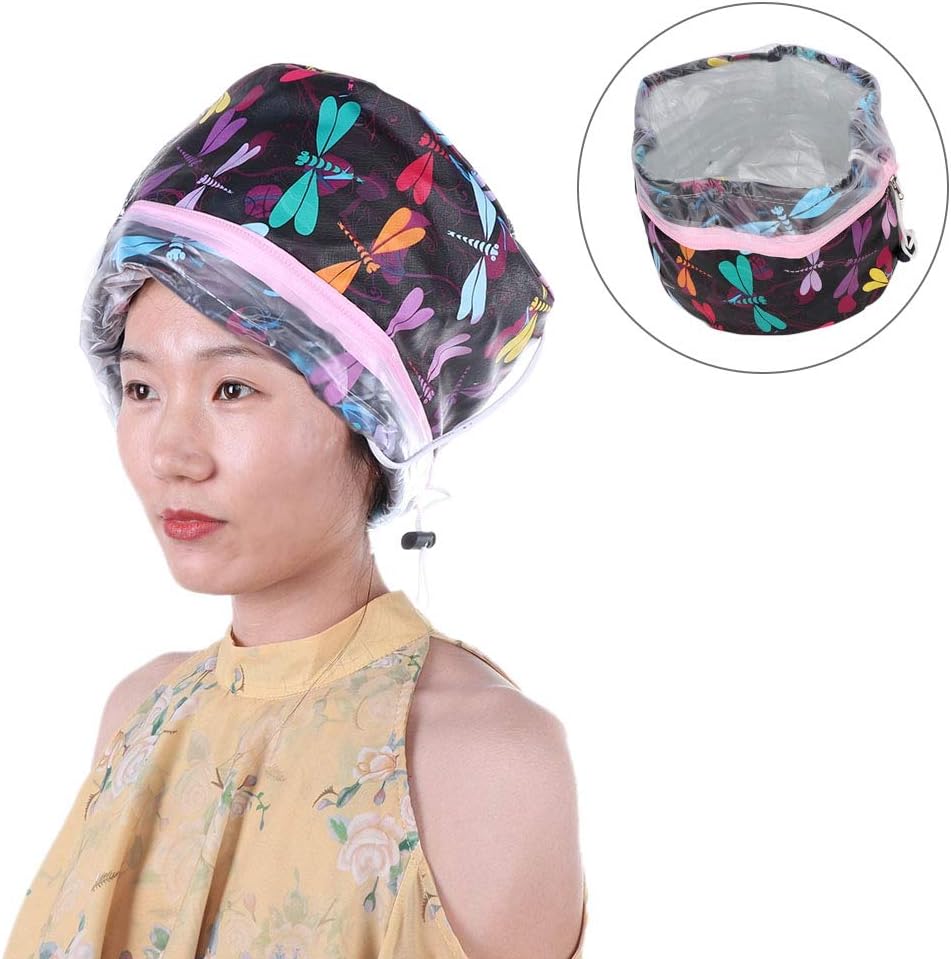 ヘアスチーマーキャップ, ヘアヒートキャップ 裏外防水 加温キャップ 髪染め 温度制御 加熱キャップ温度制御過熱保護電気スチーマーヘアカバー