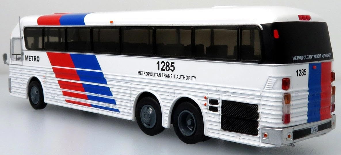 Eagle Model 10 Diecast Bus Metro Houston Livery 1:87-HO Scale New in The Box