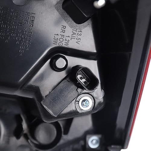 Miniatura 7 de DNYSYSJ Conjunto de luces traseras para Honda Civic Sedan trasero exterior derecho lado del pasajero de 2016 2017 2018 2019 2020 reemplazo de la