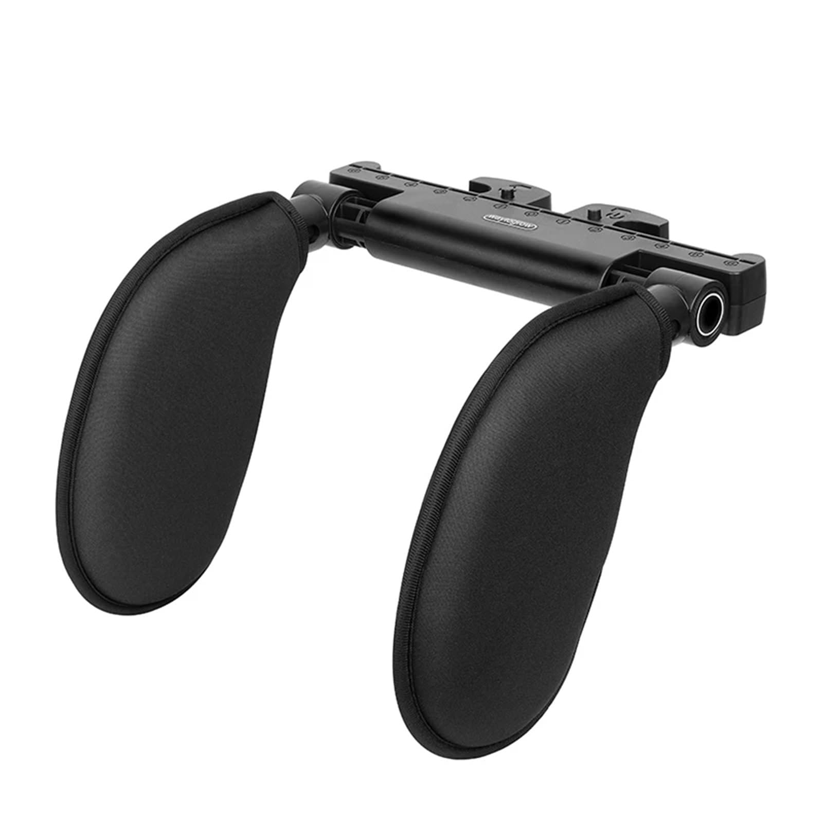 Headrest For Car Seat Espuma viscoelástica engrosada, reposacabezas Road Pal, almohada soporte para el cuello, reposacabezas ajustable 180 °, diseño en forma U Anti-Fatigue Lumbar Cushion(Cloth-black)