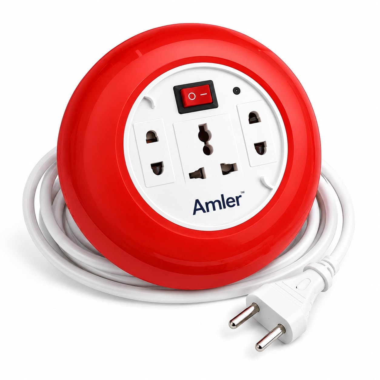 4 Meter Extension Board with 3 Universal Sockets & On/Off Switch | Heavy Duty Power Extension Cord for Home, Office, Kitchen & Travel | Fire Resistant ABS Body | Shock Proof Multi Plug-picture-17