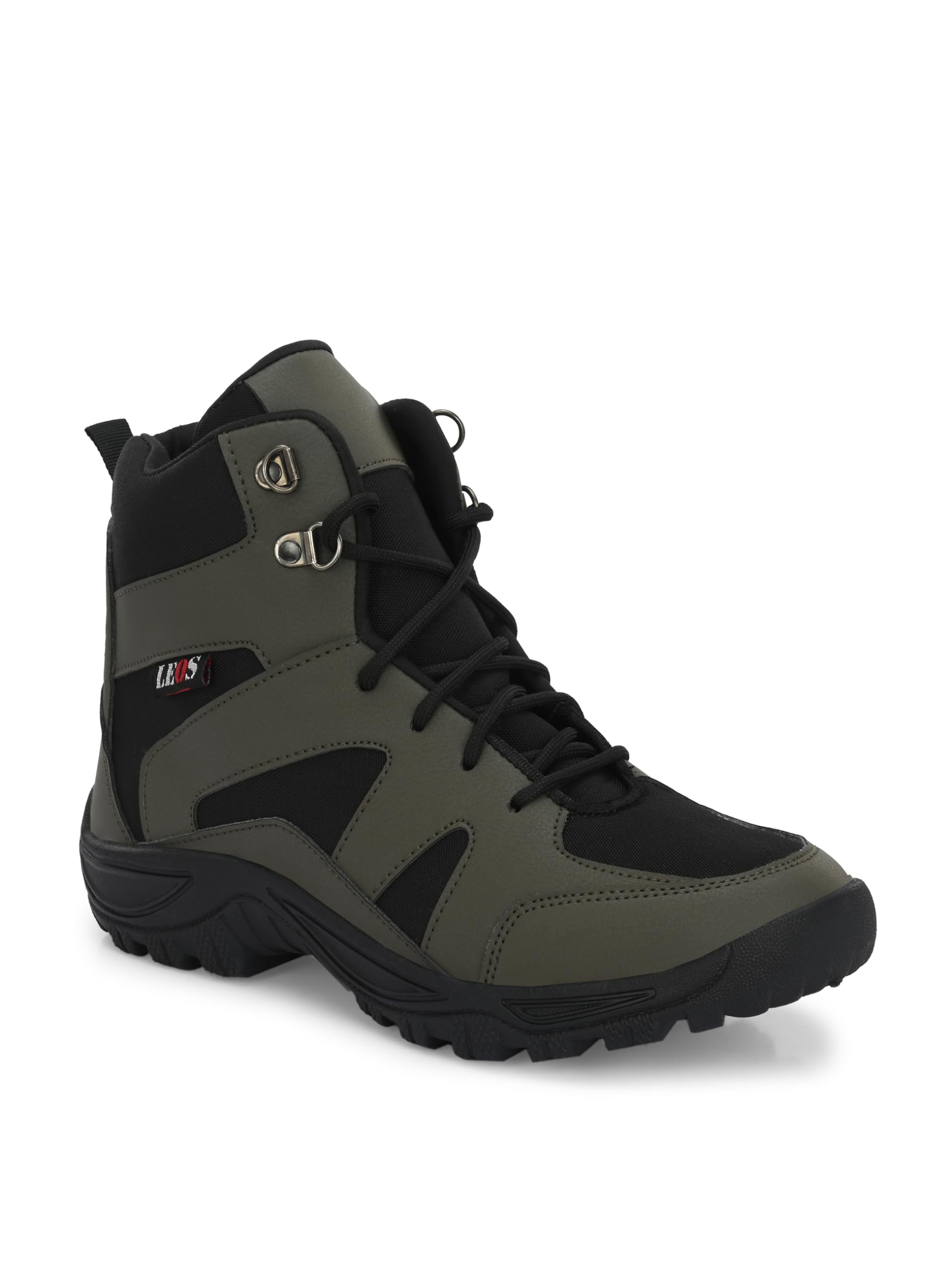 Leo Men's Waterproof Non-Slip Lightweight Outdoor Mid Top Ankle Boots For Men Boots For Men
