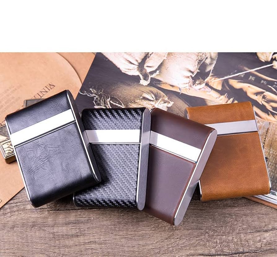 タバコ入れ Amazon.co.jp: Zxyan シガーケース 20ピースレザータバコケース