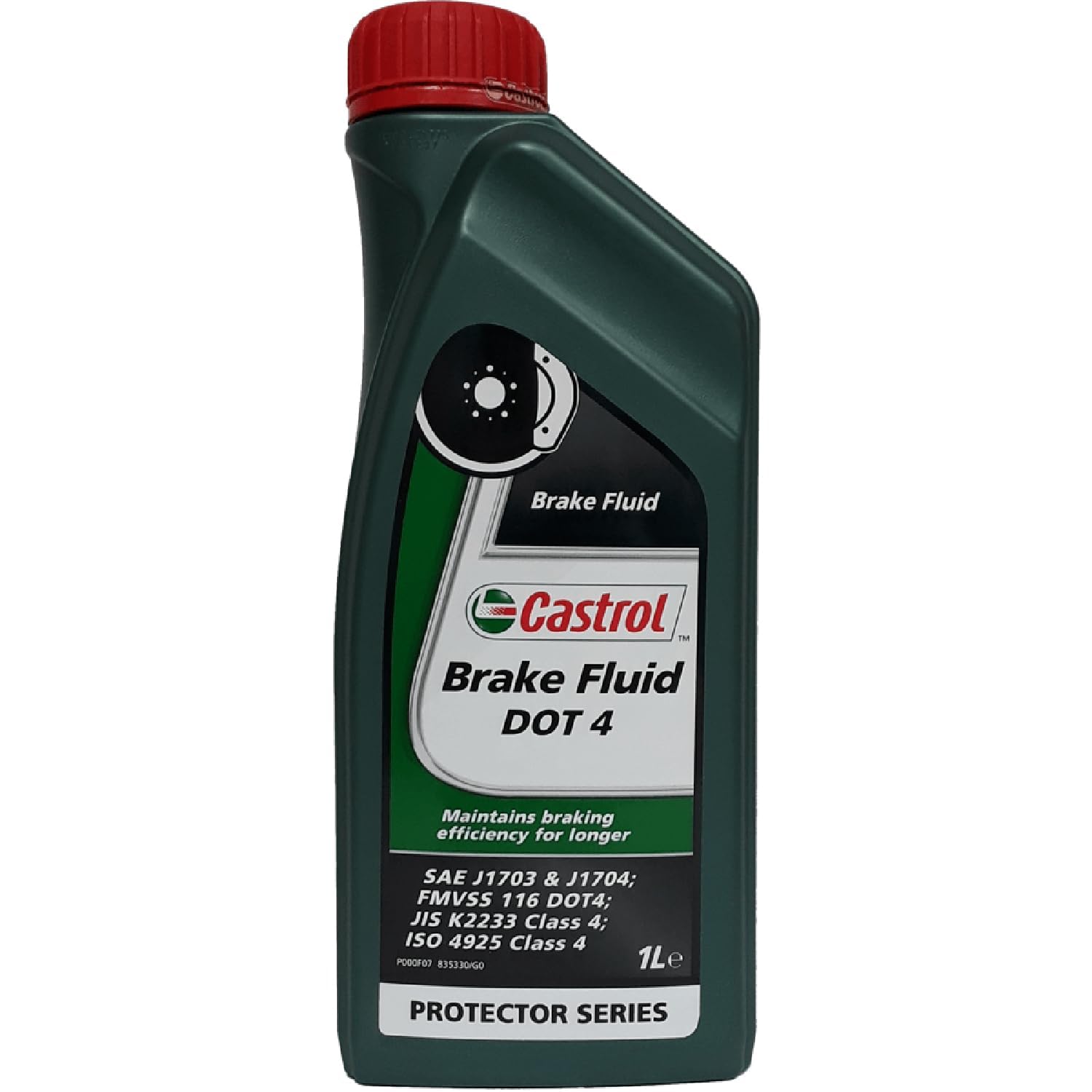 4 x 1 Litre - Castrol DOT 4 Brake Fluid (Compatible With DOT 3, 4 & 5.1)