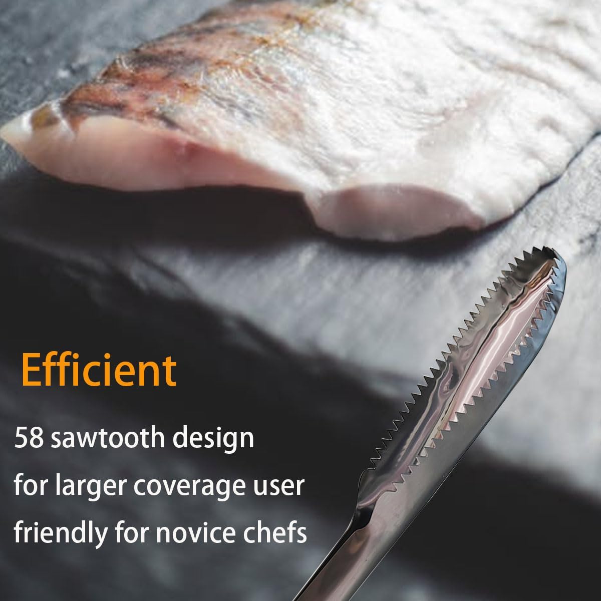 Fish Scaler, Stainless Steel Fish Scaler Remover