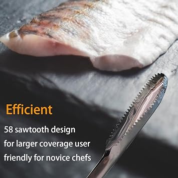 Fish Scaler, Stainless Steel Fish Scaler Remover