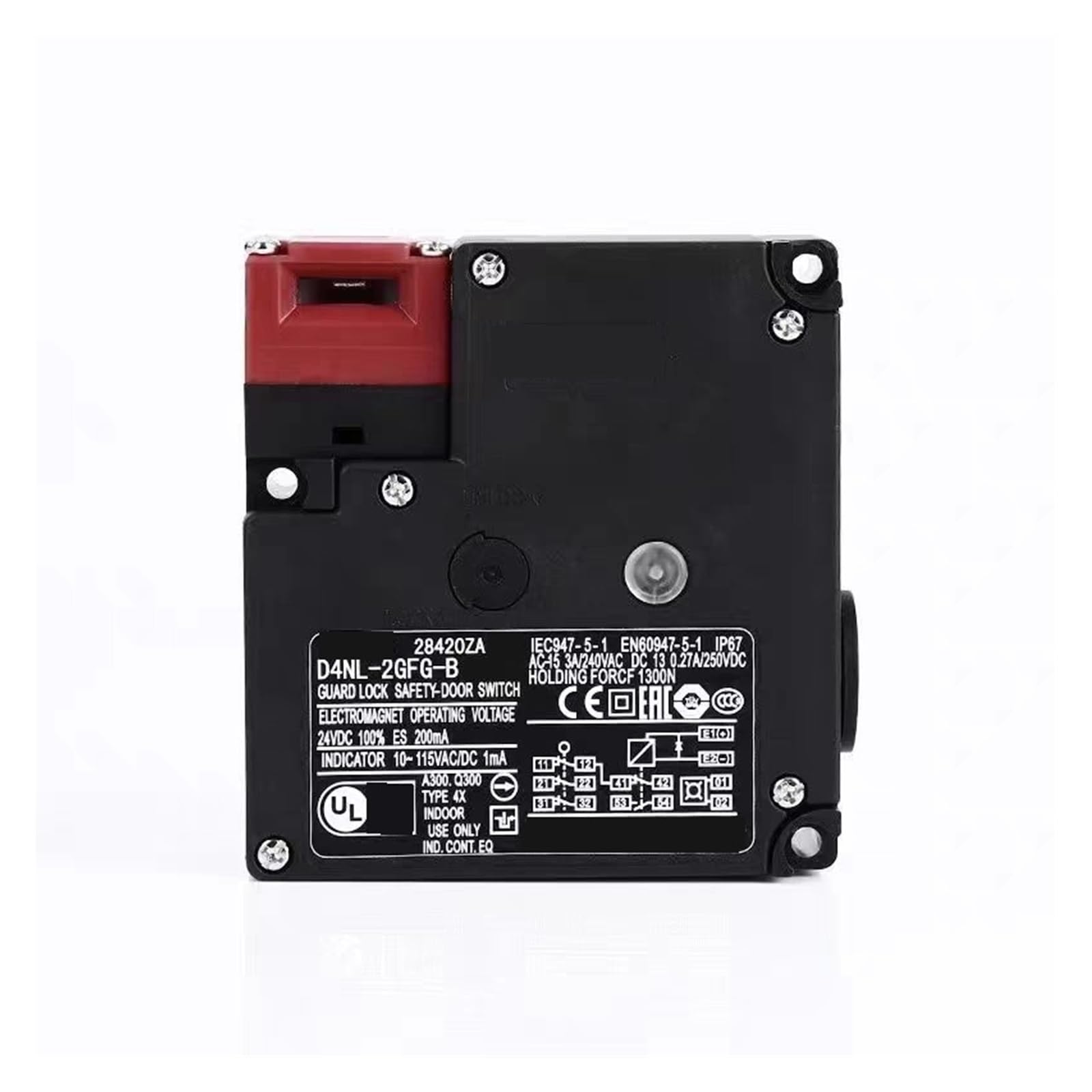 Interrupteur de verrouillage D4NL-2HFA-BS robuste de haute précision