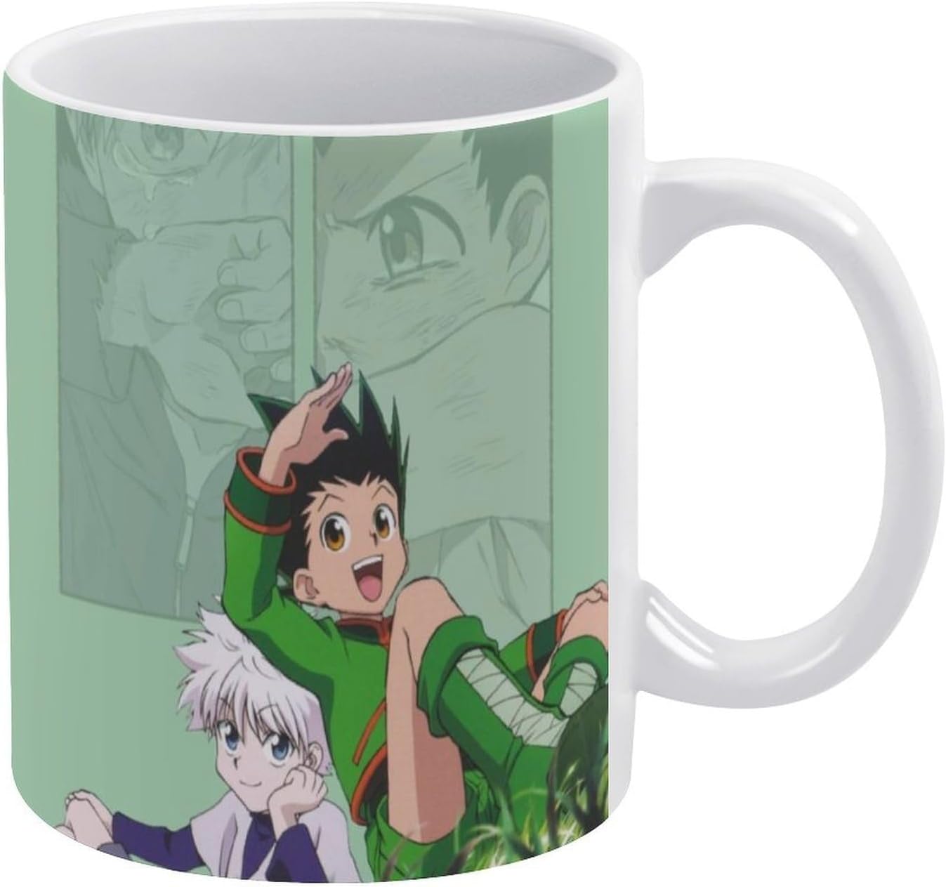ハンター×ハンター マグカップ コップ 瀬戸物 セラミック 飲み物用 アニメ ゲーム 推し キャラ 誕生日 クリスマス プレゼント 記念品 ゲーム カフェ・オフィス・家用