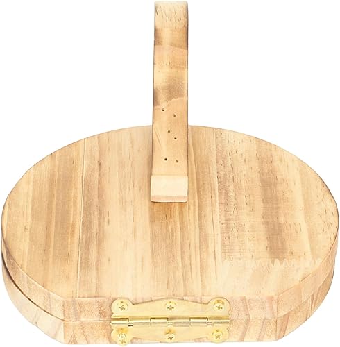 Miniatura 7 de Herramienta de prensado de masa, herramienta de prensa de tortilla de maíz de madera, molde para hacer albóndigas con mango antideslizante,