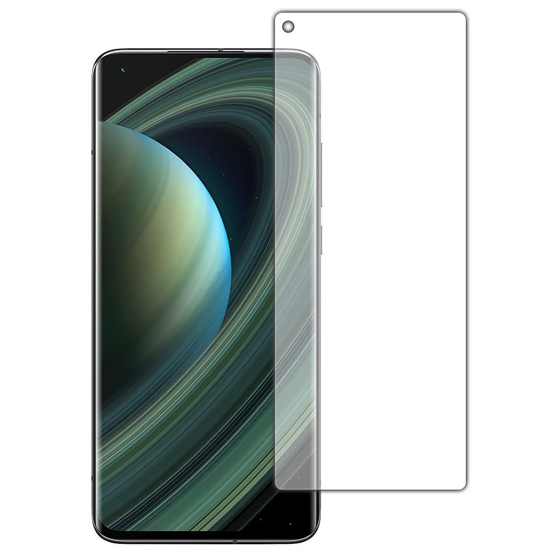 Amazon | PDA工房 Xiaomi Mi 10 Ultra 衝撃吸収[光沢] 保護 フィルム 