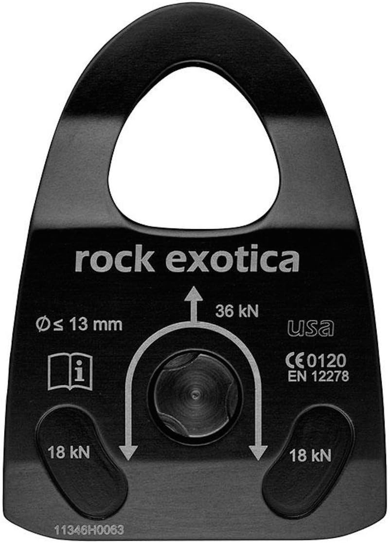 Rock Exotica Machined Pulley – High-Strength CNC-Milled Pulley for Climbing, Rescue & Rigging – Compact, Lightweight, and Snag-Free Design