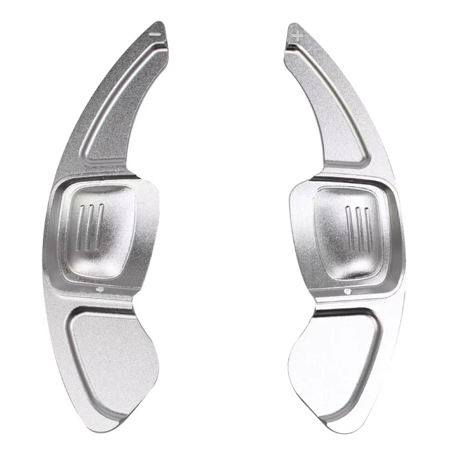 ZTGUIOQ Paddle Shifter Extensions Compatible with Vw for Touron for Touareg for CC for Phideon Car Steering Wheel Shift Paddles Shifter Extension(Silver)