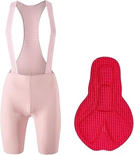 Pantalones cortos de ciclismo para hombre, con tirantes, para bicicleta de montaña, con almohadilla 3D, sin costuras, para verano