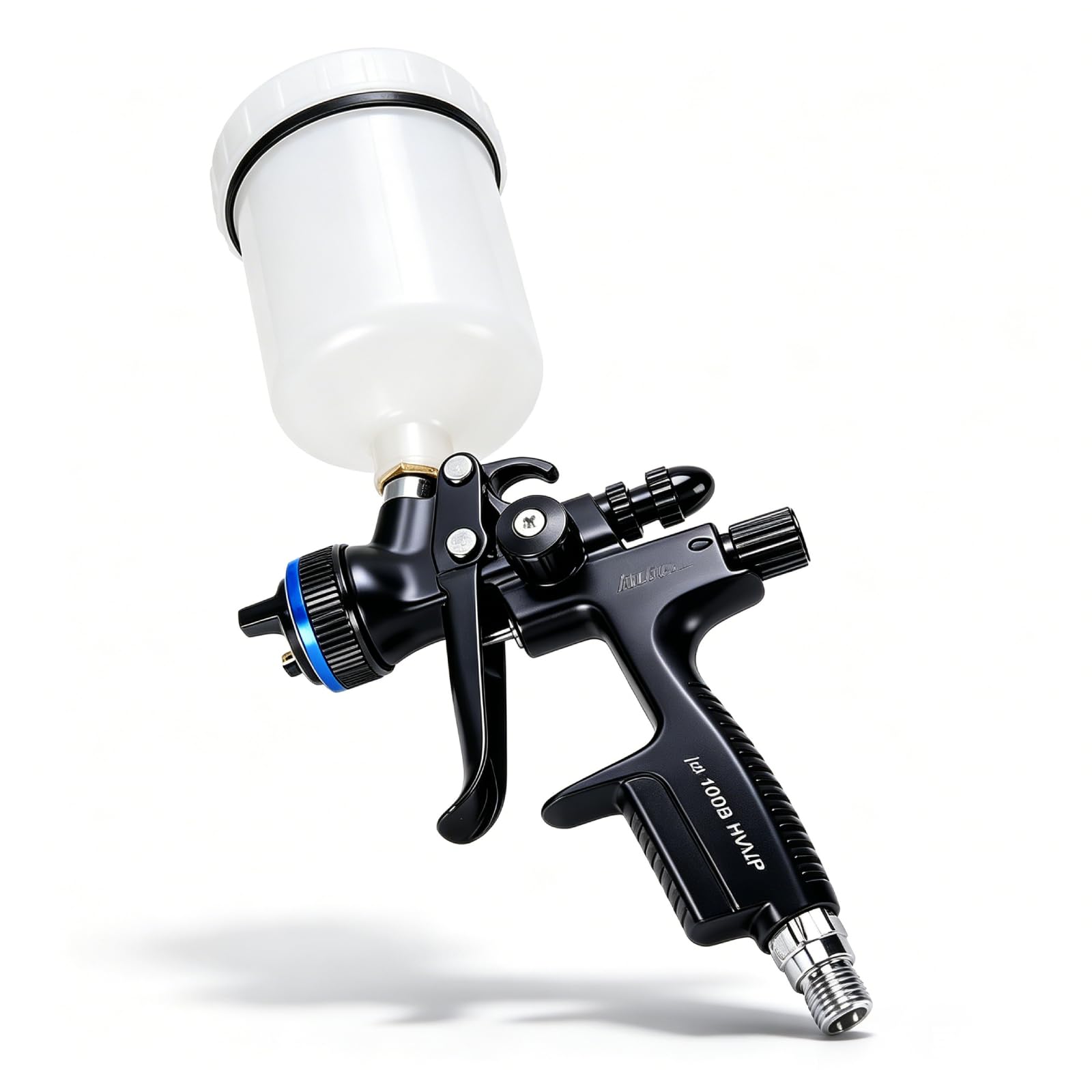 Pistola a Spruzzo di Vernice Hvlp, Pistola Verniciatura a Spruzzo Ad Aria 4000b 600 Ml, Pistola di Vernice a Spruzzo, 1,3 Mm Kit di Attrezzi per Pistola a Spruzzo di Vernice per