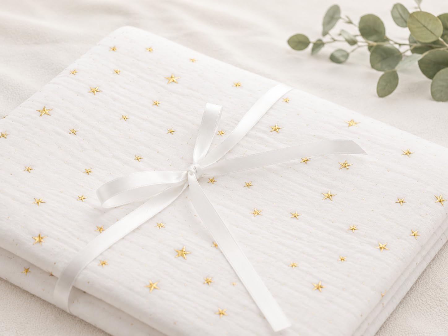 YellowNest Toile de Lit Cabane (2 Pièces) - Ciels de Lit Cabane 80x160-90x190-140x200 cm - 100% Coton Mousseline - sans Guirlande (Blanc, 130 x 320 cm (Set de 2))