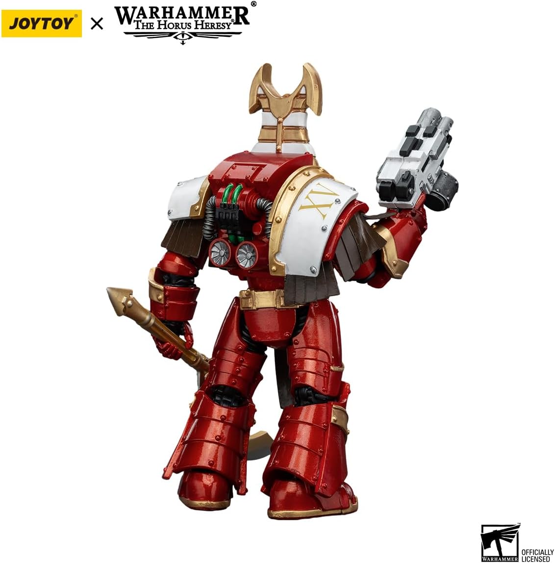 JOYTOY Warhammer 40k 1/18 Scale Collectible 5.4in Action Figure: Thousand Sons Sekhmet Terminator Cabal Sekhmet with Combi-Melta and Achea Force Weapon