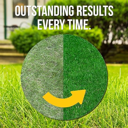 Pro-Kleen Iron Sulphate Spreader Granules 2.5Kg - No Mixing Ready To Usecovers Up To 83M2 - With Added Magnesium And Seaweed - Ferrous Sulphate - Fast Acting Grass Greening Fertiliser - 7