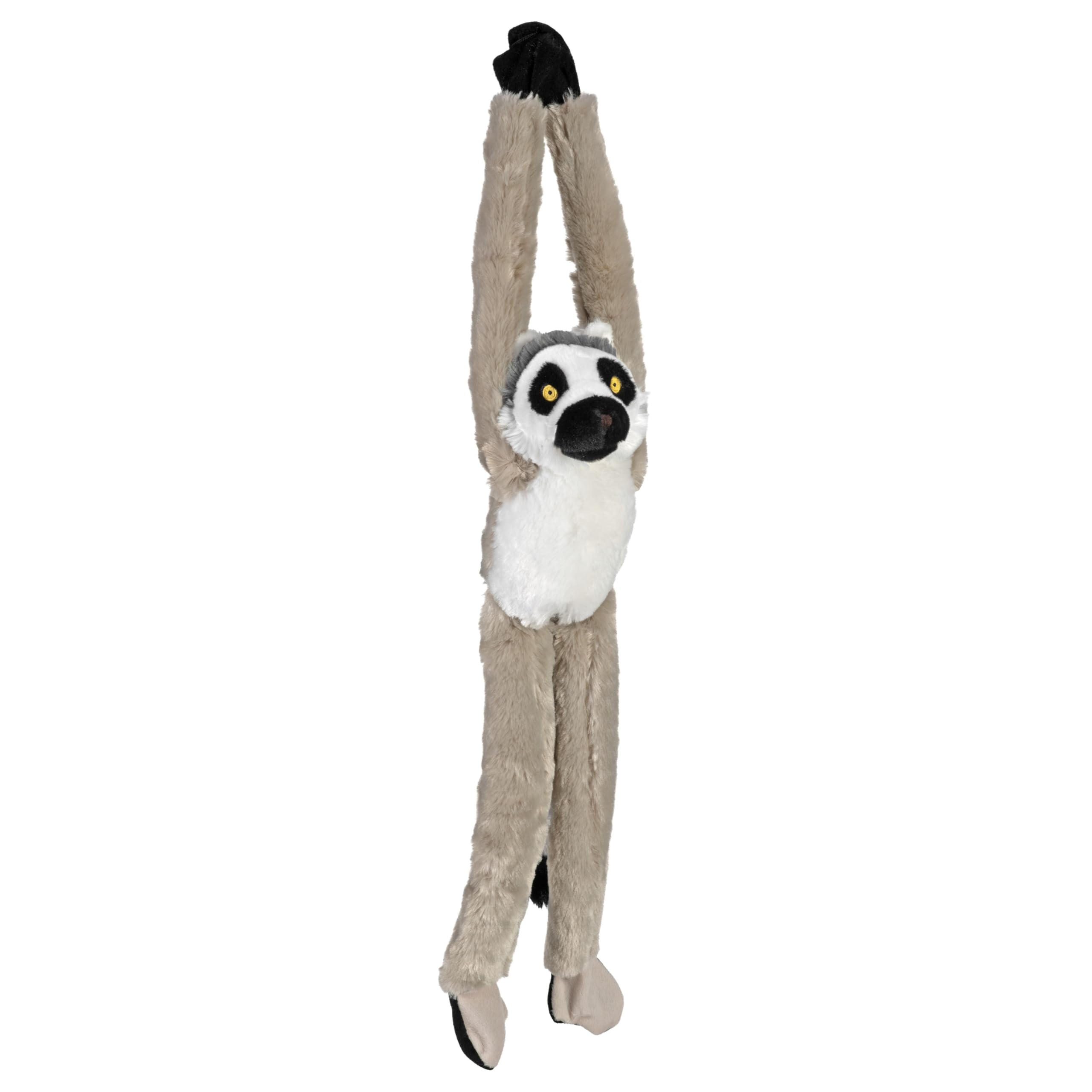 Wild Republic- Ecokins Hanging Lemure dalla Coda ad Anelli, Colore, 25770