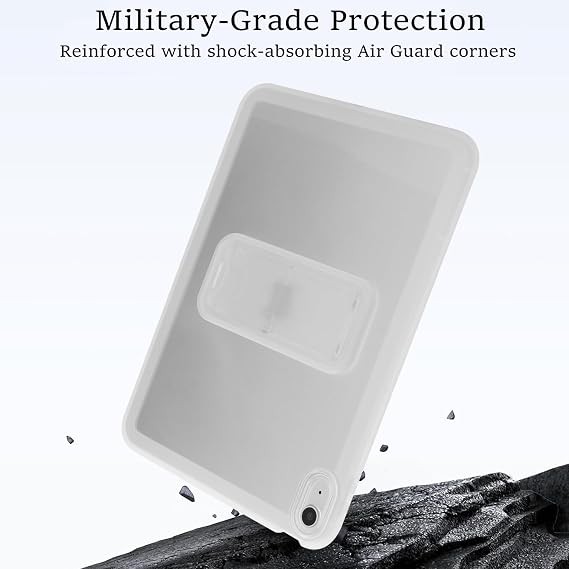 Silicone Tablet Case Compatible with Huawei MatePad 11.5S（2024）,Slim Light Flexible TPU Soft Skin Shockproof Protective Cover [Built-in Kickstand] Clear Translucent Back Shell.Clear