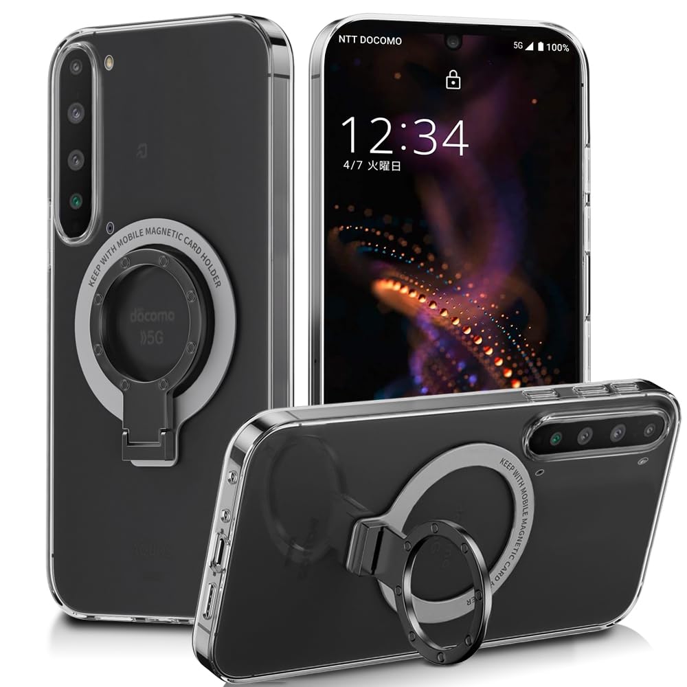 Amazon.co.jp: AQUOS R5G ケース 908SH SH-51A SHG01 MagSafe対応 透明  