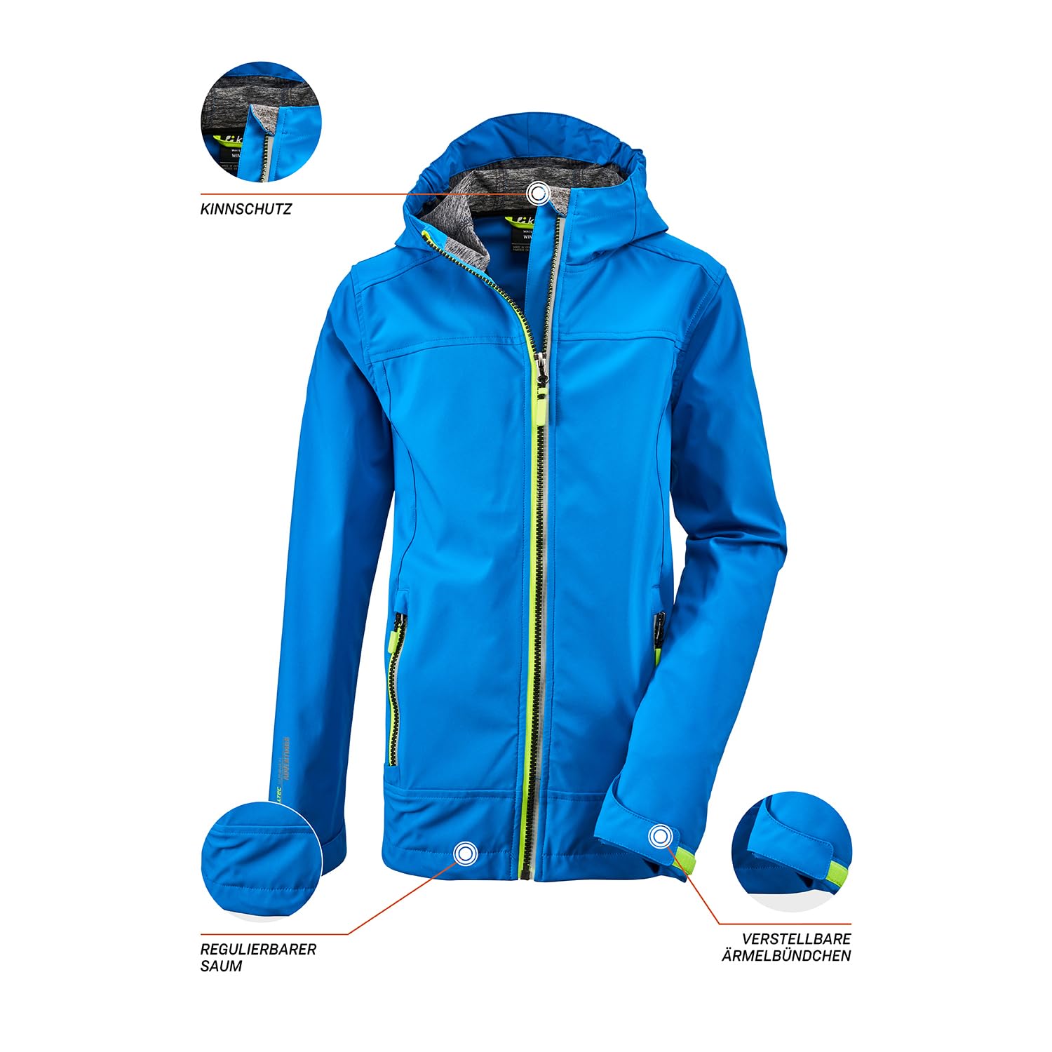 Killtec Adjero Jr Softshell Jacke mit Kapuze Garçon