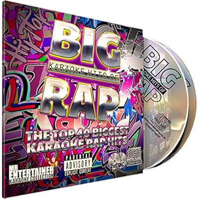 Mr Entertainer Big Karaoke Hits of Rap - Double CD+G (CDG) Pack. 40 Top Songs