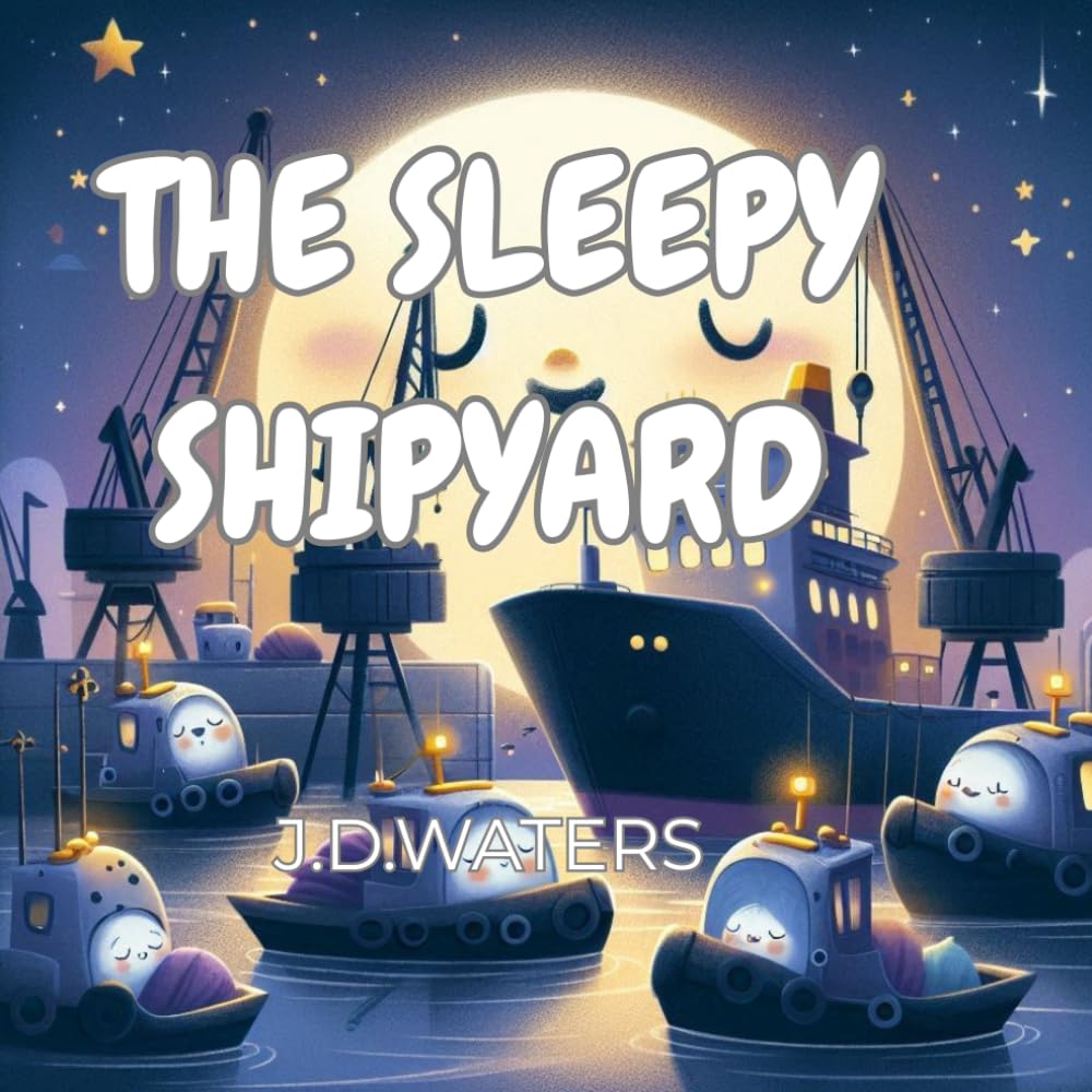 The Sleepy Shipyard: A Soothing Bedtime Story for Kids with Bonus Coloring Pages