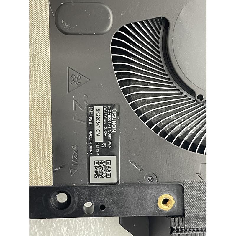 Ventilateur KDKNW Dell Alienware M17 R5 dissipation CPU GPU