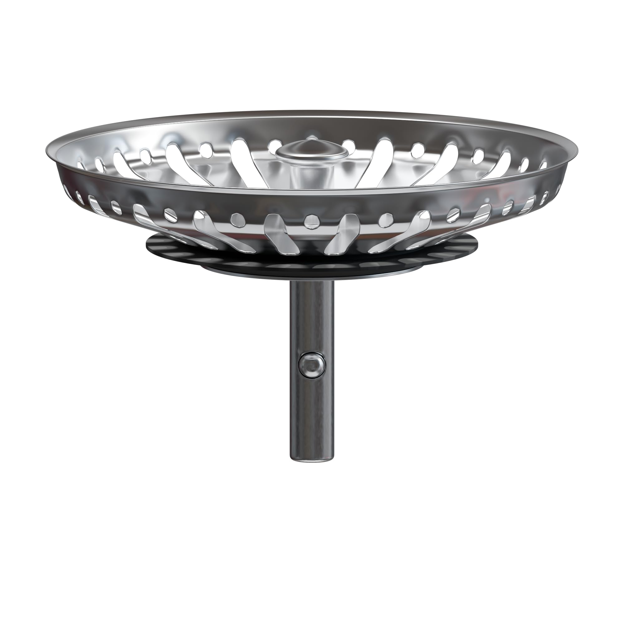 MINISMUS Universal Sink Strainer Basket Drain Plug - Stainless Steel Sink Plug - 84 mm