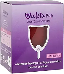 Violeta Cup Coletor Menstrual Vermelho Tipo A, Violeta Cup, Vermelho, Tipo A Mulheres A Partir De 30 Anos Ou Com Filhos, E/Ou Com Colo Do Útero De Altura Média E Alta