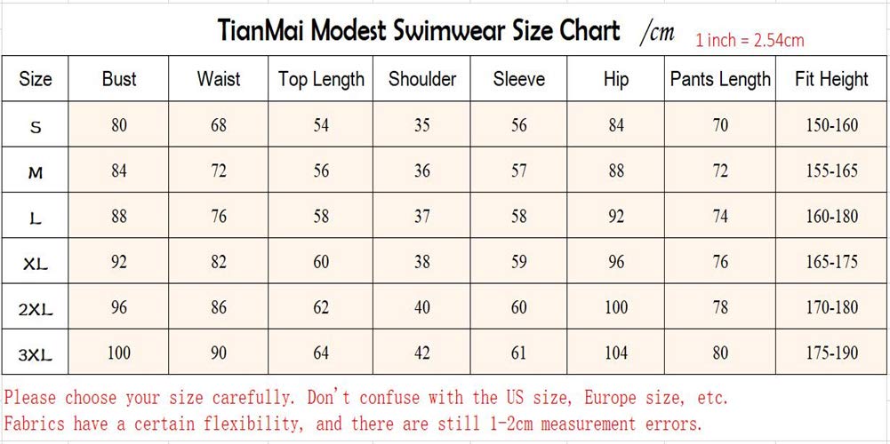 Nuova Tuta da Surf Modest Swimwear per Donna Donna Bambina Bambino UPF 50+ Costume da Bagno Musulmano Islamico Modesto Burkini Muslim Swimsuits