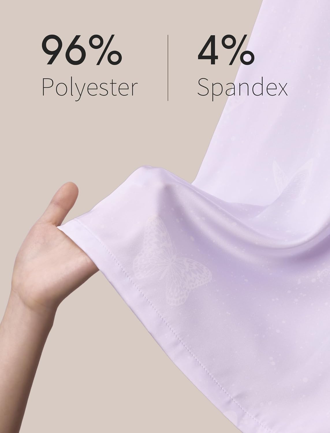 Satin Pajama Set for Women 2 Piece Long Sleeve Button Up Silky PJ Sets Loungewear Soft Satin Sleepwear with Pocket - Image 8